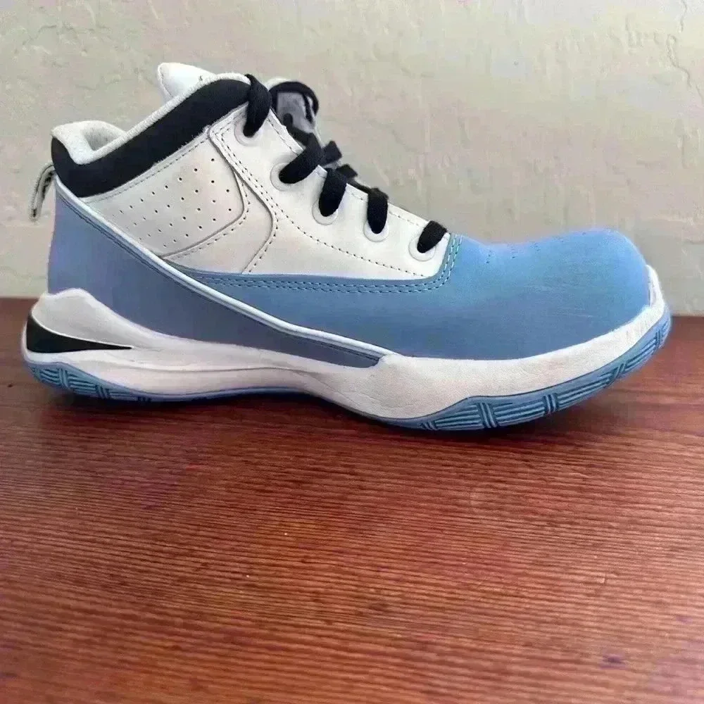 Avenger Work Boots Reaction Mid CN A811 Men's Size 8.5 White Blue Black